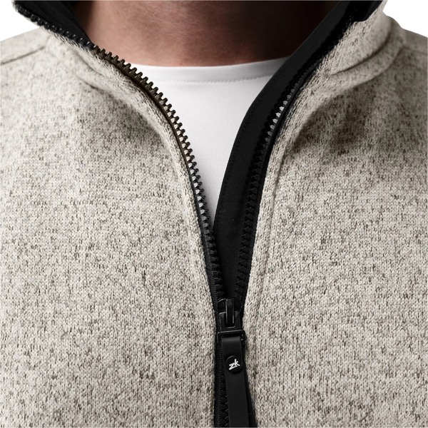 2026 Zhik Mens Knit Fleece JKT-0059-M-LGY - Light Grey